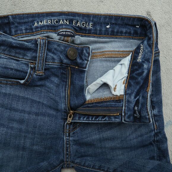 American Eagle Outfitters Blue Jeggings - Picture 2 of 16